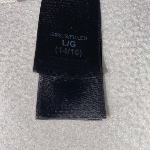 The North Face Girls Denali Full Zip fleece jacket White/Gray - Picture 6 of 6